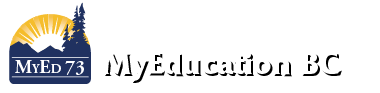 Logo of MyEducationBC SD73